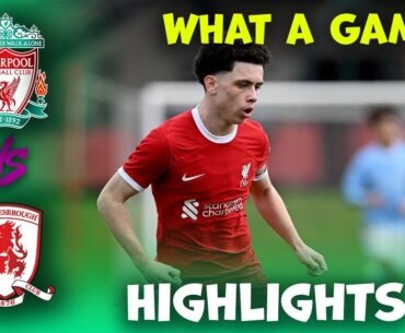 Liverpool v Middlesbrough | u18 Premier League | Highlights 24-08-2024