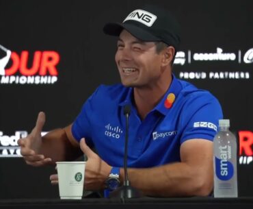 Viktor Hovland Tuesday Press Conference 2024 Tour Championship