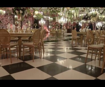 Wedding Decor at Function Hall Golf Club by Parfaire  for appointmnet 03312011300 Tahir
