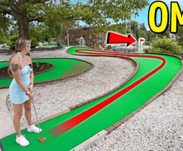 Mind Blowing MASSIVE Mini Golf Course!