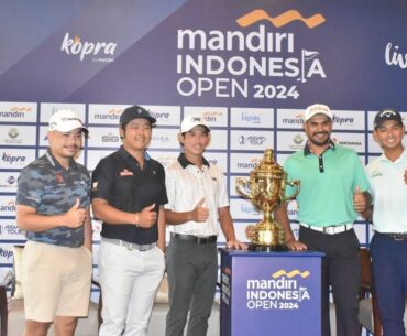 Konferensi Pers Jelang Mandiri Indonesia Open 2024