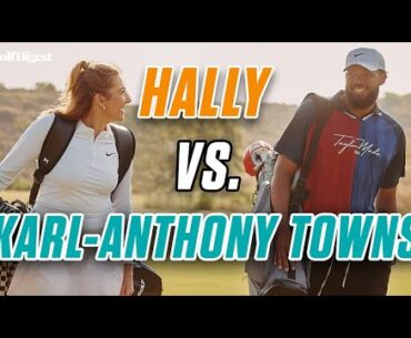 Karl-Anthony Towns vs. Hally Leadbetter | On The Tee | Golf Digest