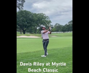 Davis Riley 2 weeks ago at Myrtle Beach Classic #myrtlebeach #golf #pga #davisriley