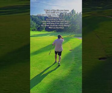 Another quote from the Marcus Aurelius #quote #golf