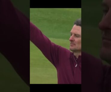Justin Rose AMAZING Birdie Putt At The Open #golf #golfswing #theopen #pgatour #pga #sports #golfer