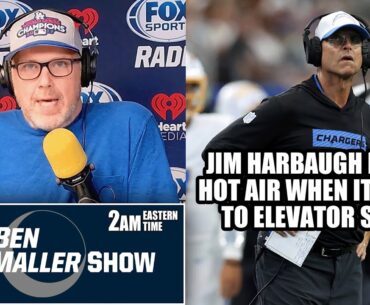 Ben Maller-Jim Harbaugh is Full of Hot Air When It Comes To Elevator Story