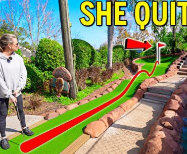 This Mini Golf Course Might Make Elisha Quit Forever