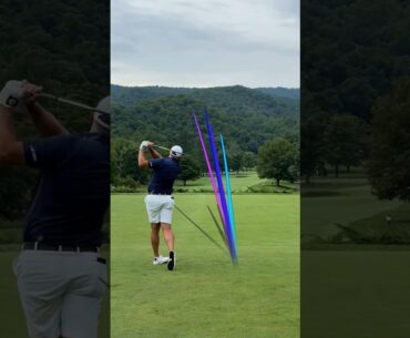 Guess the shot tracer 🤯 #Golf #LeeWestwood #ShotTracer