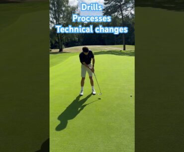 AimPoint drills and putting technique #puttingtips #golf #golftips #puttingdrills #puttingpractice