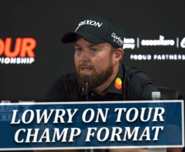 Shane Lowry's 1st Tour Championship- His Thoughts On Playoff Format