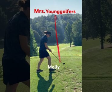 Mrs. Younggolfers #shorts #golf #golfswing #golflife #golfer