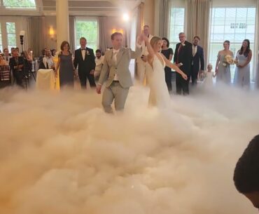 Dancing on a Cloud at a Vermont Wedding-Equinox Resort Manchester VT