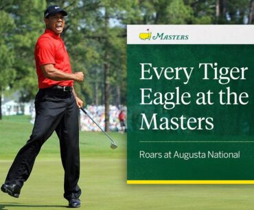 Every Tiger Woods Eagle at the Masters