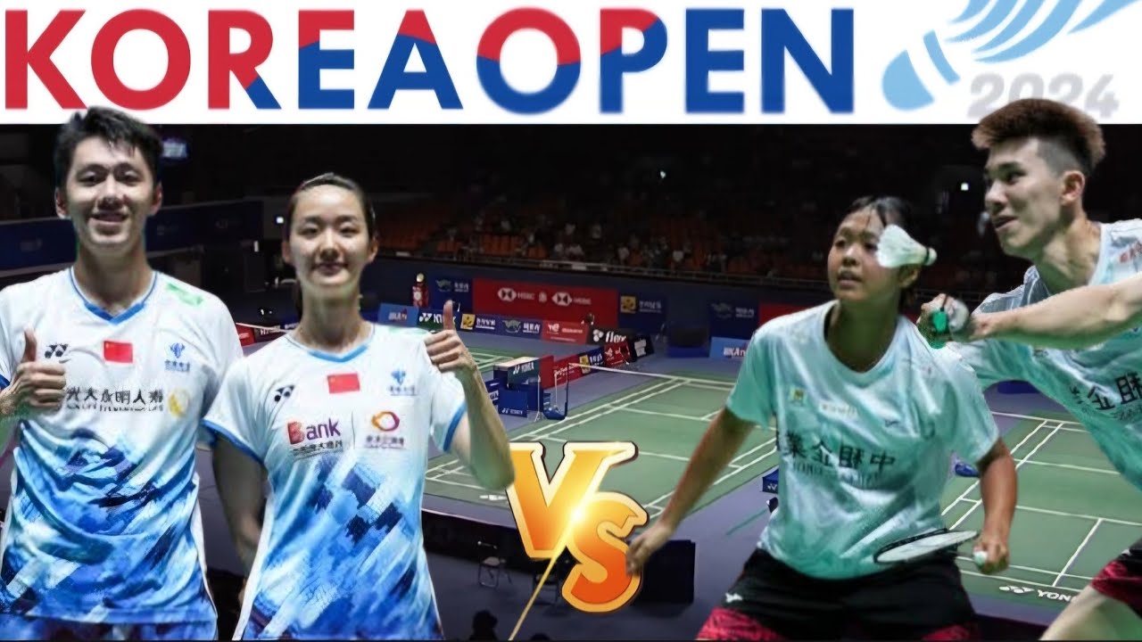 Cheng/Zhang (CHN) VS Ye/Chan (TPE) Badminton Match Quarterfinal Korea Open 2024 Cheng/Zhang (CHN) VS Ye/Chan (TPE) Badminton Match Quarterfinal Korea Open 2024