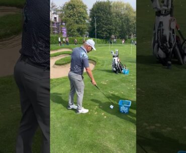Søren Kjeldsen short game in practice for the British Masters! #cleveland #belfry #shortgame
