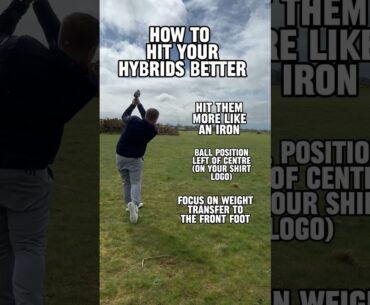 How to hit your hybrids better? #golf #golftips #golfswing #golfcoach