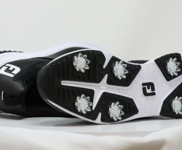 FootJoy Tour Rival Golf Shoes (Black / White)