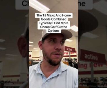 Hunting For Cheaper Golf Clothes - Never Know What You Will Find