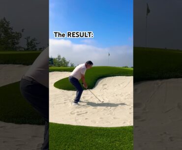 BUNKER DRILL FOR BETTER TEMPO #golf #golfdrills #foryou #golfgang #golfswing #golfgrip