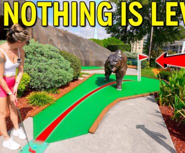 This Mini Golf Course Destroyed Us...