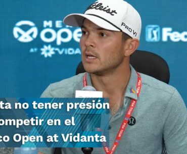 Raúl Pereda acepta no tener presión por competir en el Mexico Open at Vidanta 2024