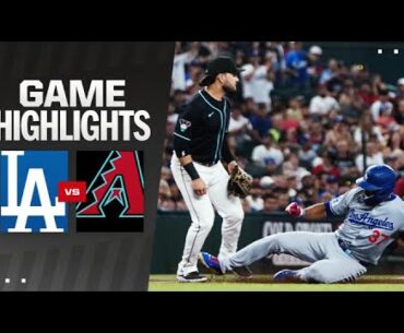 Dodgers vs. D-backs Game Highlights (9/2/24) | MLB Highlights