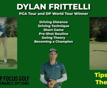 Dylan Frittelli - New Coach for Sharp Focus Golf