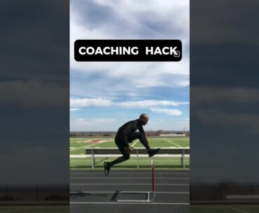 Remove Fear of Hurdle Height With This Hack. #hurdles #trackandfield #coach