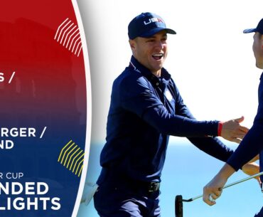 Thomas & Spieth vs Wiesberger & Hovland | Extended Highlights | 2020 Ryder Cup