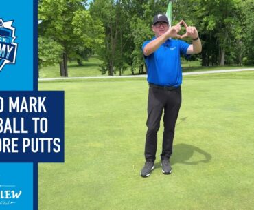 How To Line Up Your Golf Ball To Make More Putts