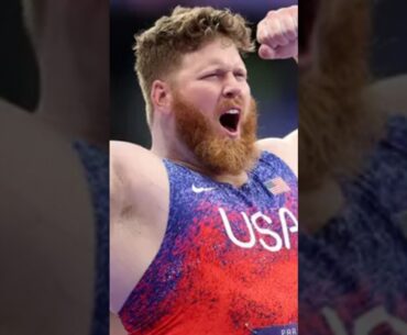THE KING OF THE SHOT PUT: Ryan Crouser's Quest for GOLD and the Perfect Retirement Gift! #shorts
