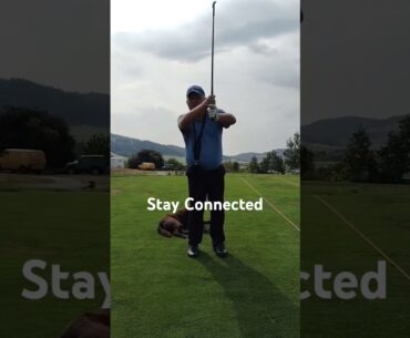 Stay Connected in the Golf Swing!#shorts