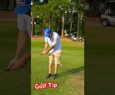 Golf tip, will it make me less terrible? New one hole challenge, because practice isn't working#golf