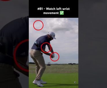 Left Wrist - Golf Swing Slow Motion Driver