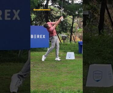 Anthony QUAYLE(AUS), Power Drive Tea-Shot missed by rain. Shinhan Donghae Open R1. #golf