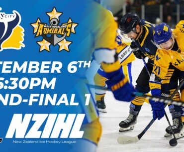 2024 NZIHL Grand-Final 1 | SkyCity Stampede vs. West Auckland Admirals | 6 September 2024