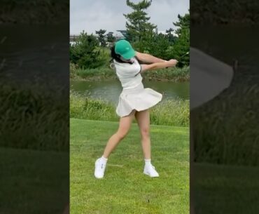 팡야 🐰✨| KLPGA 리지프로 #golfswing #golf #골프스윙
