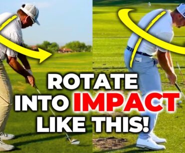 How To Achieve A Rotational Golf Impact! (The Power Position)