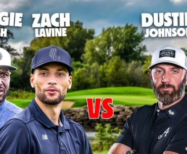 Dustin Johnson Vs. Reggie Bush and Zach LaVine | LIV Challenge Series