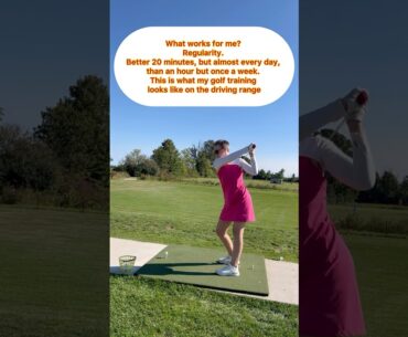 How my time on the driving range looks like #golfbeginner #golfgirl #golfer #drivingrange #golfswing