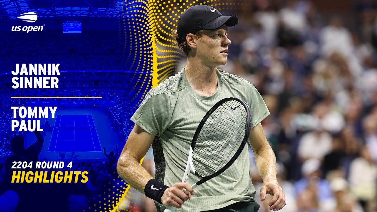 Jannik Sinner vs. Tommy Paul Highlights | 2024 US Open Round 4 Jannik Sinner vs. Tommy Paul Highlights | 2024 US Open Round 4