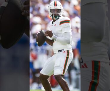 Cam Ward looked like a Heisman contender in his Miami debut at The Swamp! 👀 #collegefootball