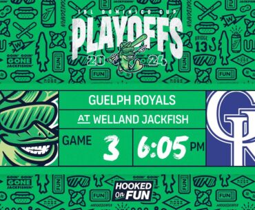 2024 IBL Playoffs: Welland Jackfish vs. Guelph Royals in the Rose City!