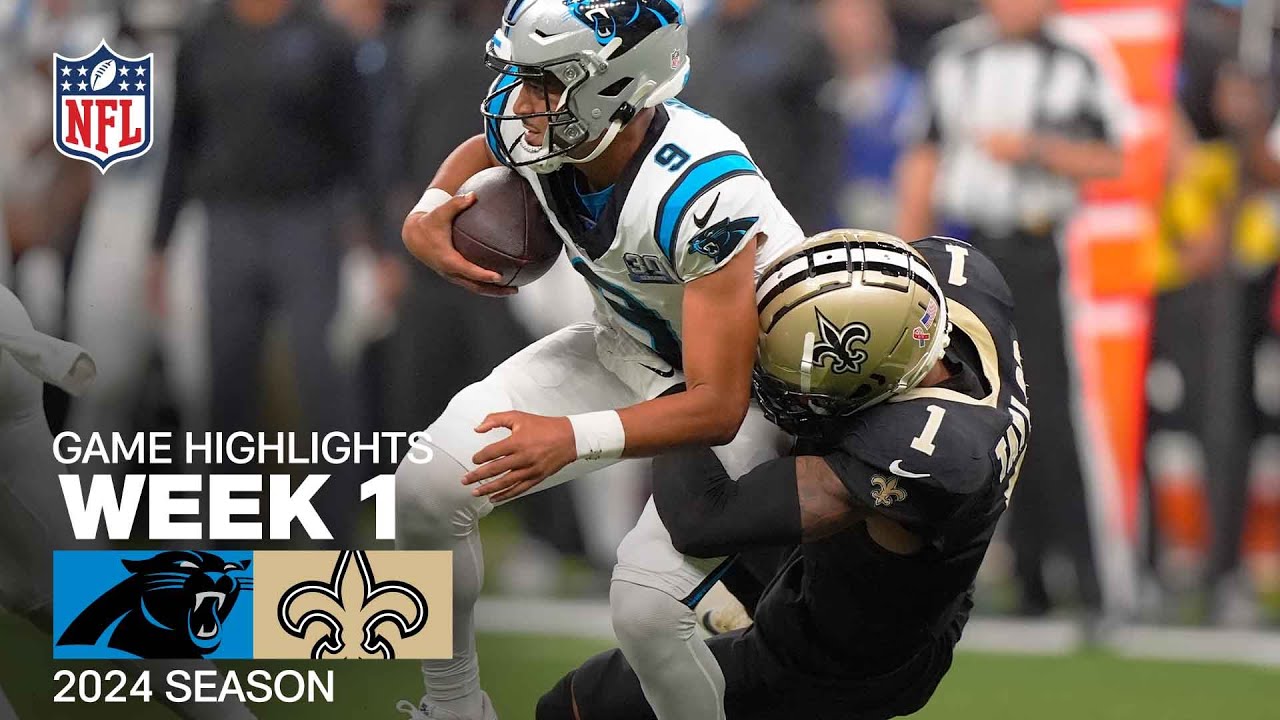 Carolina Panthers vs. New Orleans Saints Game Highlights | NFL 2024 Season Carolina Panthers vs. New Orleans Saints Game Highlights | NFL 2024 Season