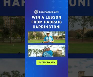Win a Golf Lesson with Padraig Harrington!