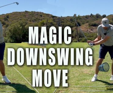 Left Knee Starts The Downswing : Magic Golf Swing Move