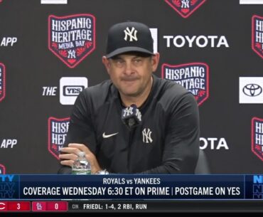 Aaron Boone on the 5-0 loss to the Royals