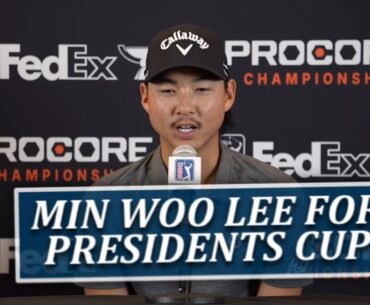 Min Woo Lee Reacts To Presidents Cup Team Pick