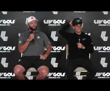 LIV Golf Chicago 2024: Pre Event Press Conference with Jon Rahm & Joaquin Niemann