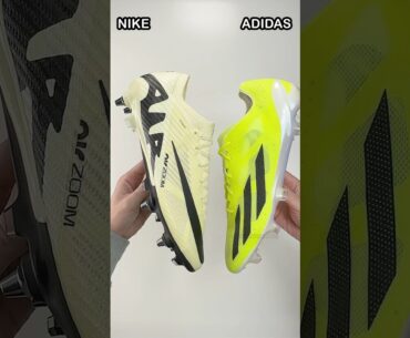 Nike or adidas? #footballboots #soccercleats #cleats #nike #adidas